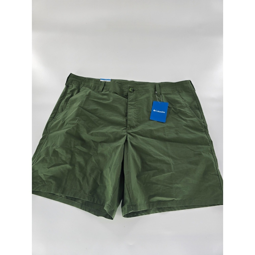 Columbia Pine Canyon Weekend Shorts Men's 42 Green 8" Inseam‎ NWT New